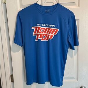Blue Bomb Pop Graphic T-Shirt